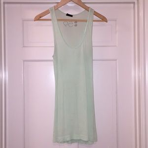 Splits59 ribbed mint green tank